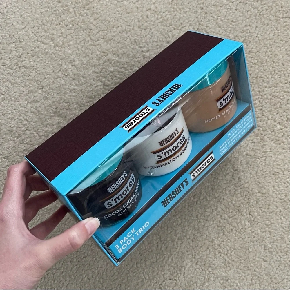 Hershey’s S’mores 3-Pack Body Trio (Sugar Scrub, Body Butter, Body Lotion)